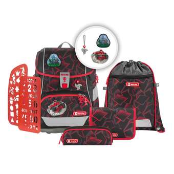 2in1 Plus Schulrucksack-Set 6tlg. Ninja Yuma
