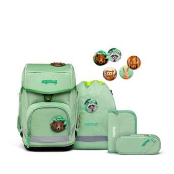 Cubo 5tlg.-Schulranzen-Set WaldBärwohner