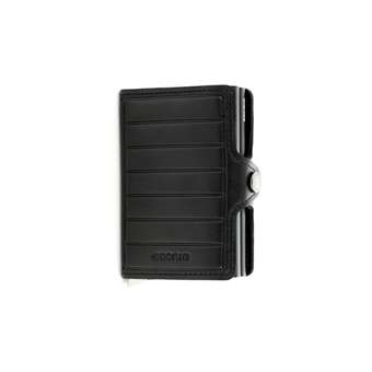 Premium Twinwallet Emboss Lines Black